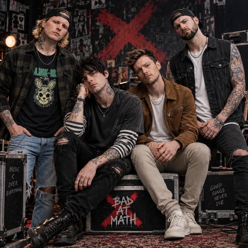 BAD AT MATH press photo 1